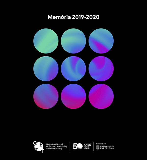Fotografia de: La Memòria 2019-2020 del CETT posa el focus en la gestió de la COVID-19 i en el 50è aniversari del centre | CETT